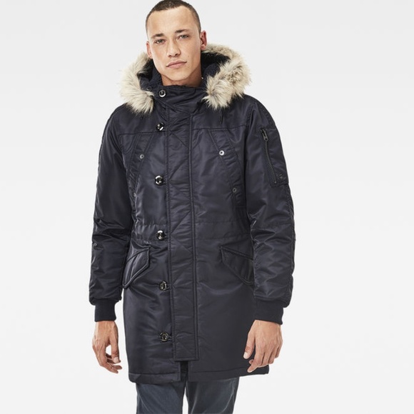 G-star Expedition Parka Mazarine Blue - Picture 1 of 4